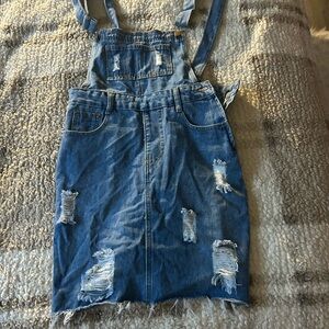 never worn Light Blue Denim Dress